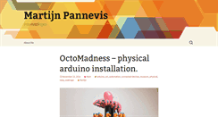 Desktop Screenshot of martijnpannevis.nl