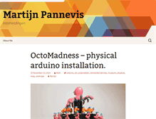 Tablet Screenshot of martijnpannevis.nl